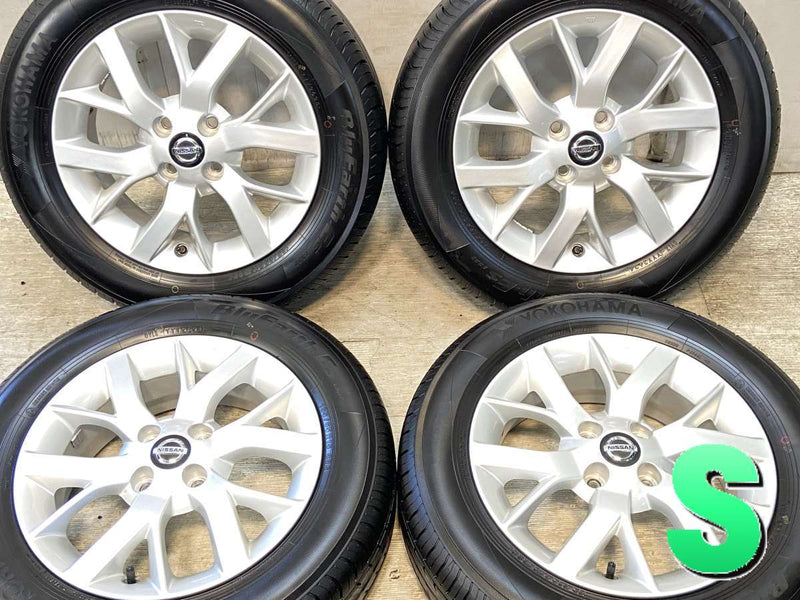 ヨコハマ ブルーアース-Es ES32 185/65R15  /日産純正  5.5J+40 100-4穴 4本