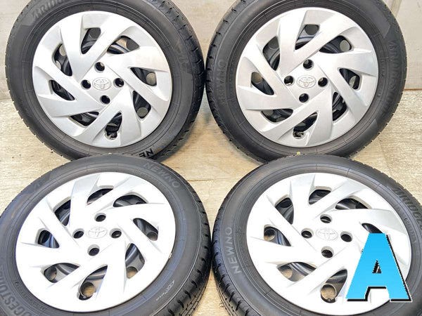 ブリヂストン NEWNO 185/60R15  /トヨタ純正 P6 5.5J+ 100-4穴 4本