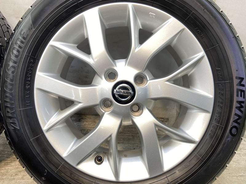 ブリヂストン NEWNO 185/65R15  /日産純正  5.5J+40 100-4穴 4本