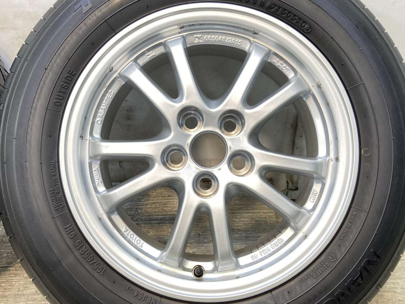 トーヨータイヤ ナノエナジー J64 195/65R15  /トヨタ純正  6.5J+40 100-5穴 4本