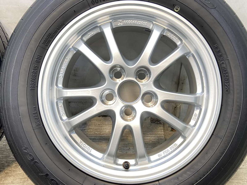 トーヨータイヤ ナノエナジー J64 195/65R15  /トヨタ純正  6.5J+40 100-5穴 4本