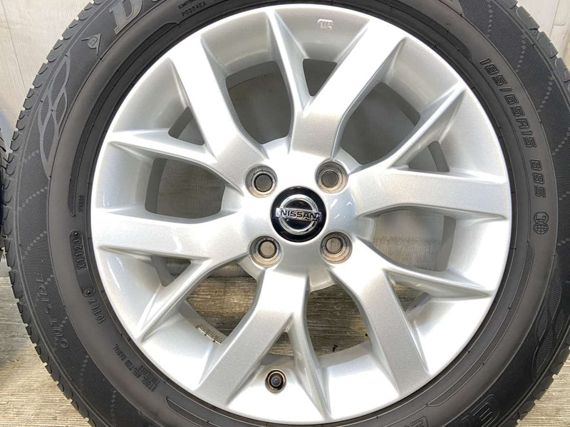 ダンロップ エナセーブ EC204 185/65R15  /日産純正  5.5J+40 100-4穴 4本