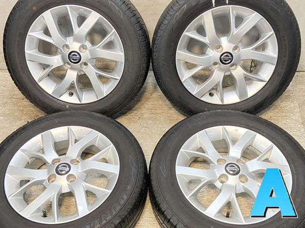 ダンロップ エナセーブ EC204 185/65R15  /日産純正  5.5J+40 100-4穴 4本