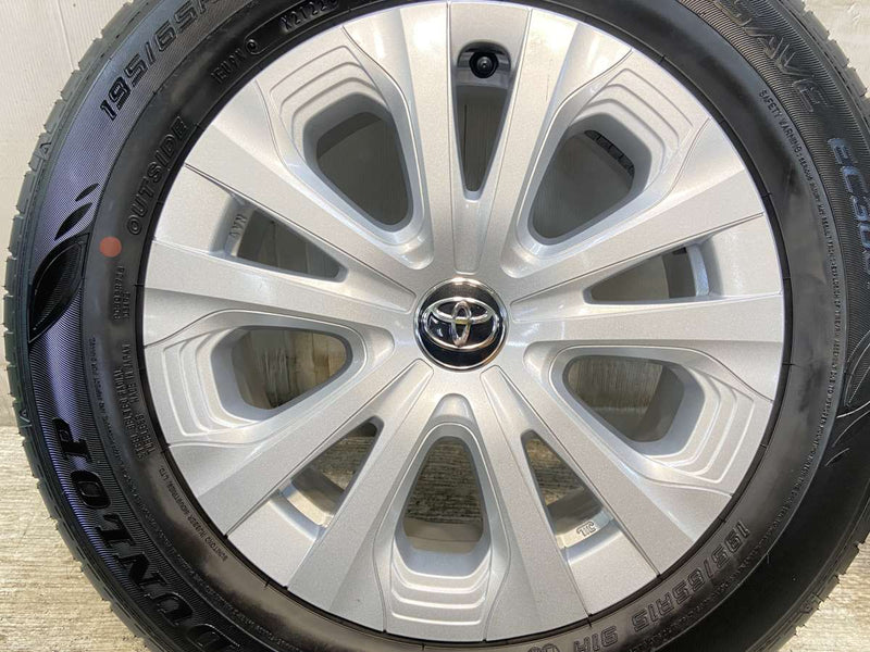 ダンロップ エナセーブ EC300+ 195/65R15  /トヨタ純正  6.5J+40 100-5穴 4本