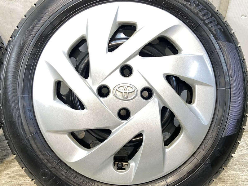 ブリヂストン NEWNO 185/60R15  /トヨタ純正 G4 5.5J+45 100-4穴 4本