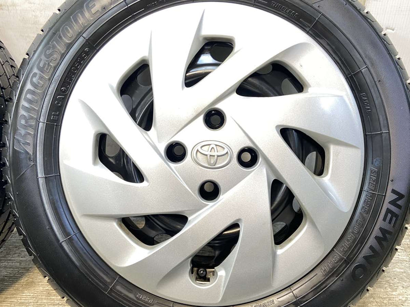 ブリヂストン NEWNO 185/60R15  /トヨタ純正 G4 5.5J+45 100-4穴 4本