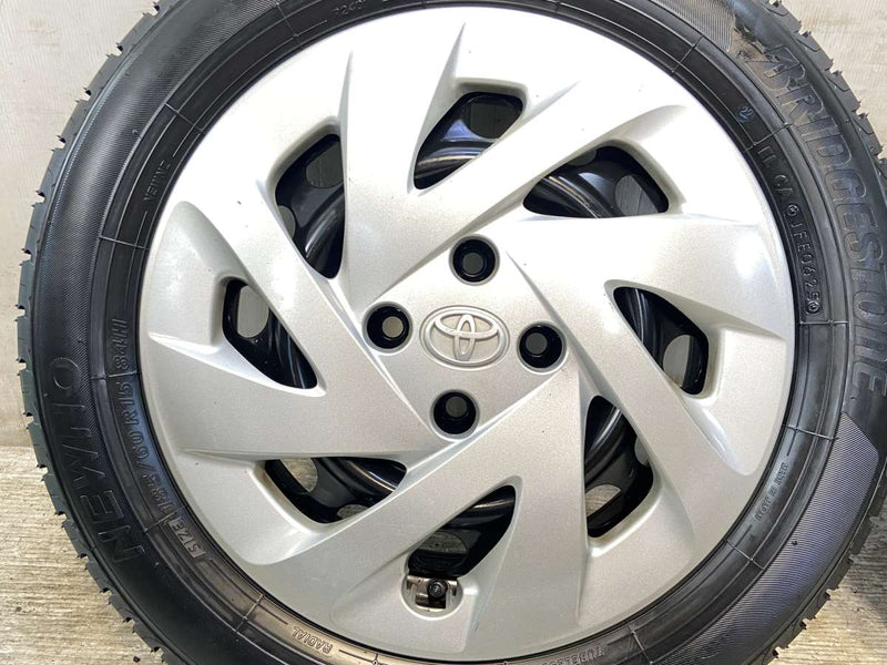 ブリヂストン NEWNO 185/60R15  /トヨタ純正 G4 5.5J+45 100-4穴 4本