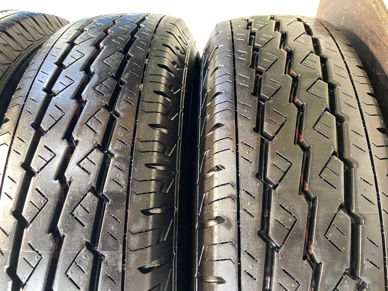 ブリヂストン V600 195/80R15 107/105LT /日産純正  5.5J+ 139.7-6穴 4本