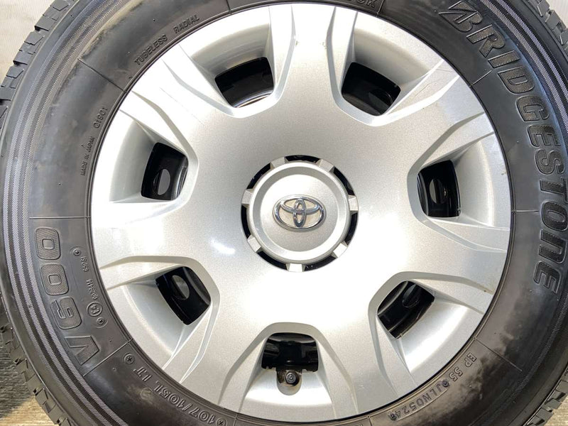 ブリヂストン V600 195/80R15 107/105LT /トヨタ純正 HS 6.0J+ 139.7-6穴 4本