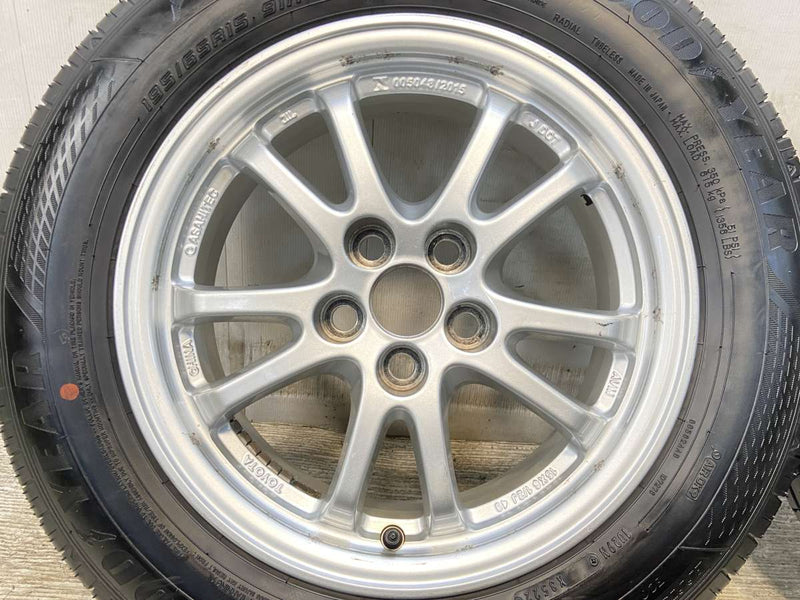 グッドイヤー エフィシェント グリップ ECO EG02 195/65R15  /トヨタ純正  6.5J+40 100-5穴 4本