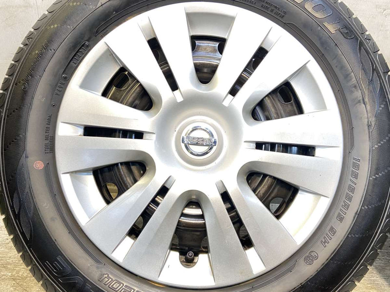 ダンロップ エナセーブ EC204 195/65R15  /日産純正  5.5J+ 114.3-5穴 4本