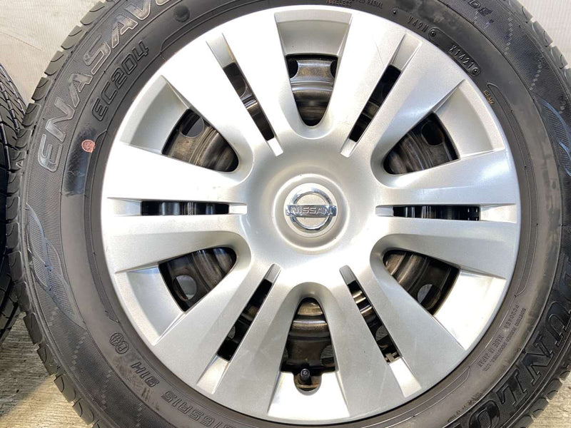 ダンロップ エナセーブ EC204 195/65R15  /日産純正  5.5J+ 114.3-5穴 4本