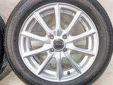 グッドイヤー エフィシェントグリップ エコ EG02 185/60R15  /ブリヂストン エコフォルム 5.5J+42 100-4穴 4本