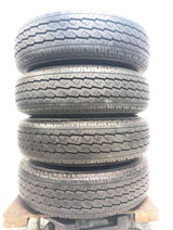 ブリヂストン V600 195/80R15 107/105L LT / S54A 6.0J+ 139.7-6穴 4本