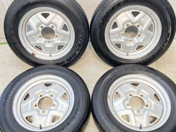 ブリヂストン デューラー H/L 850 175/80R16  /　  5.0J+ 139.7-5穴 4本