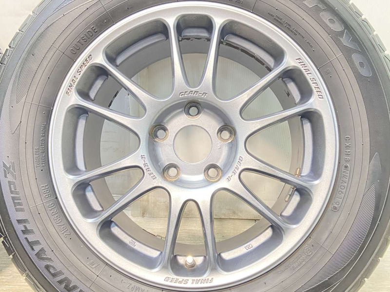 トーヨータイヤ トランパス MPZ 215/65R16  /　 FINAL SPEED 7.0J+38 114.3-5穴 4本