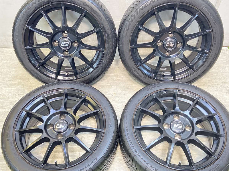 コンチネンタル EXTREMECONTAT DWS06 205/45R16  /　 OZ MSW85 6.5J+25 108-4穴 4本