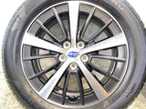 ブリヂストン NEWNO 205/55R16  /スバル純正  6.5J+55 100-5穴 4本