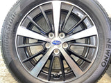 ブリヂストン NEWNO 205/55R16  /スバル純正  6.5J+55 100-5穴 4本