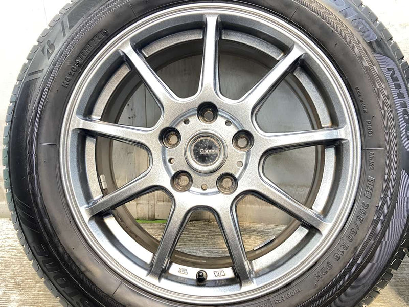 ブリヂストン エコピア NH100 205/60R16  /　 G-SPEED 6.5J+53 114.3-5穴 4本