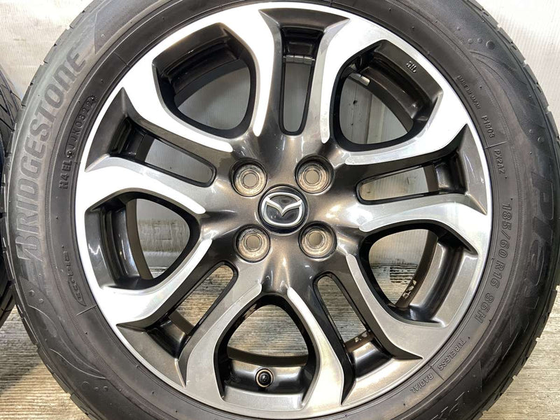 ブリヂストン プレイズ PX2 185/60R16  /マツダ純正  5.5J+40 100-4穴 4本
