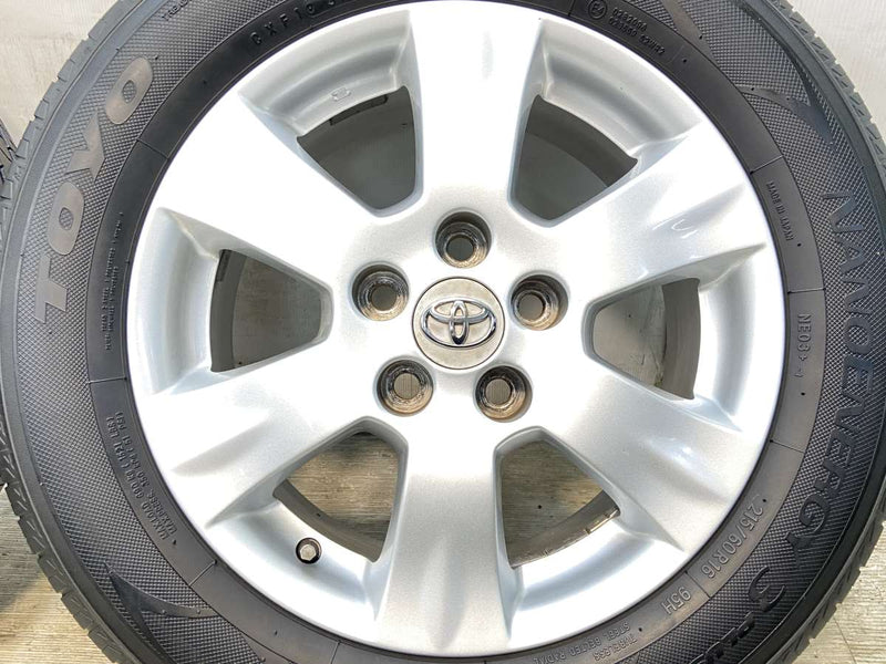 トーヨータイヤ ナノエナジー3プラス 215/60R16  /トヨタ純正  6.5J+39 114.3-5穴 4本