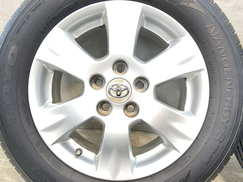 トーヨータイヤ ナノエナジー3プラス 215/60R16  /トヨタ純正  6.5J+39 114.3-5穴 4本