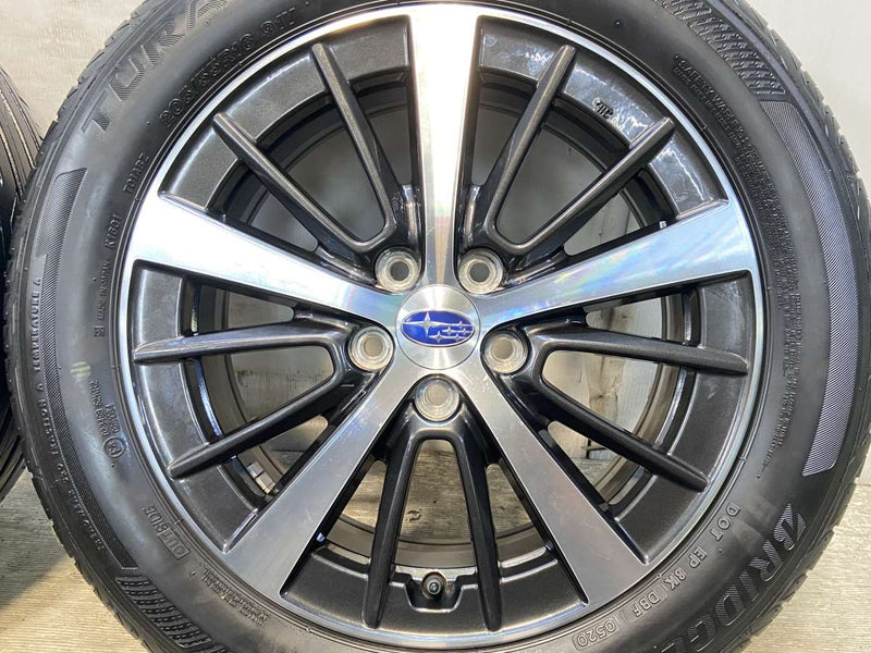 ブリヂストン トランザ T001 205/55R16  /スバル純正  6.5J+55 100-5穴 4本