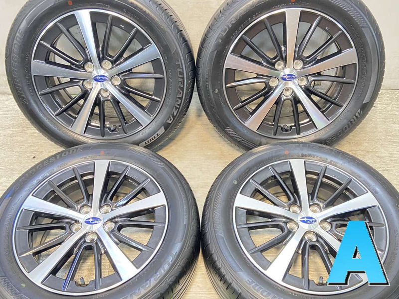 ブリヂストン トランザ T001 205/55R16  /スバル純正  6.5J+55 100-5穴 4本