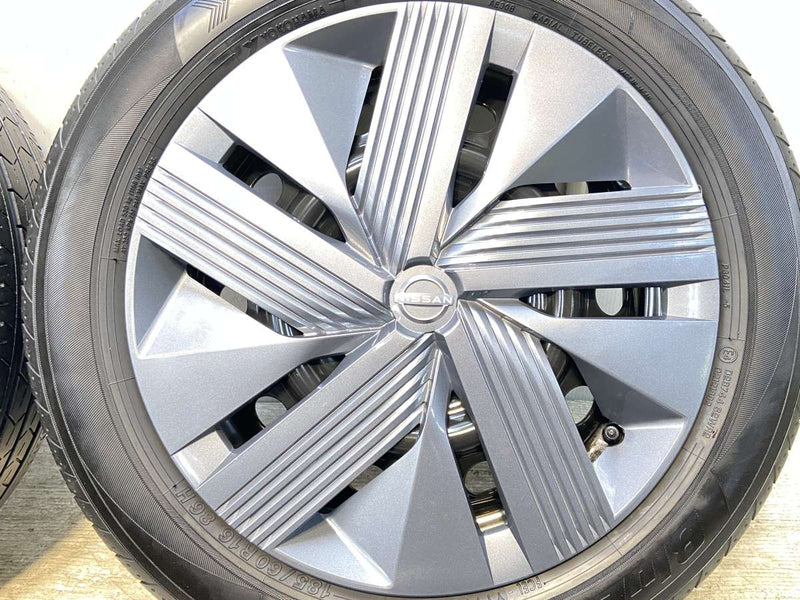 ヨコハマ ブルーアース-FE AE30 185/60R16  /日産純正  5.5J+ 100-4穴 4本