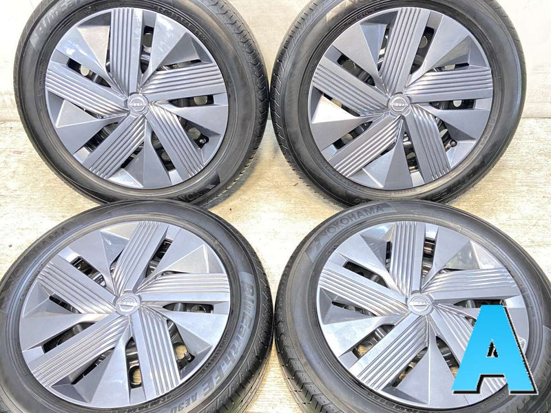 ヨコハマ ブルーアース-FE AE30 185/60R16  /日産純正  5.5J+ 100-4穴 4本