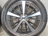 ブリヂストン NEWNO 205/55R16  /スバル純正  6.5J+55 100-5穴 4本