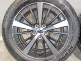 ブリヂストン NEWNO 205/55R16  /スバル純正  6.5J+55 100-5穴 4本