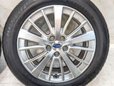 ダンロップ エナセーブ EC204 205/55R16  /スバル純正  6.5J+55 100-5穴 4本