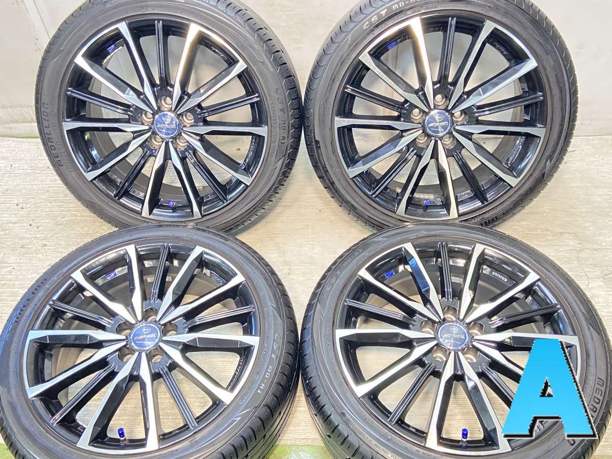 SMACKホイールBRIDGESTONE 215/55R17 24年製4本セット CSTメダリオンMD 