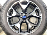 ヨコハマ ブルーアース RV-03 225/60R17  /スバル純正  7.0J+55 100-5穴 4本