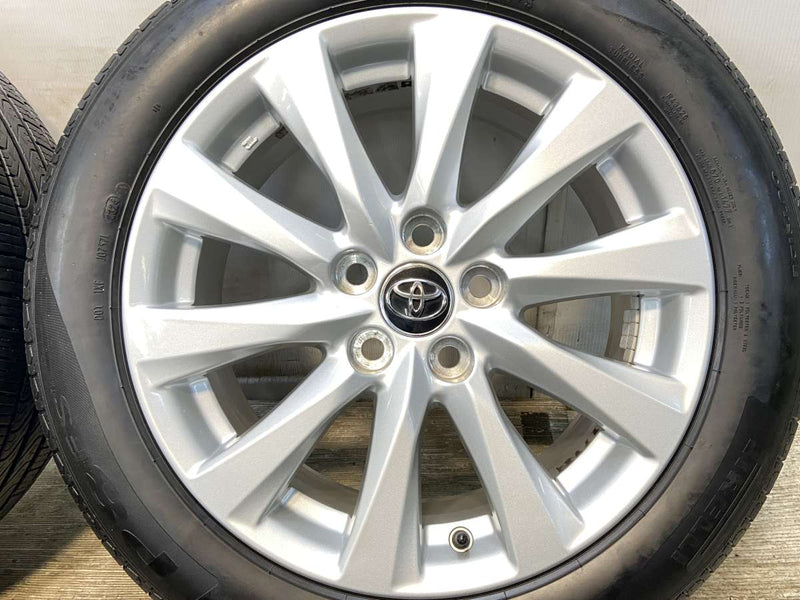 ピレリ P8FS 215/55R17  /トヨタ純正  7.5J+45 114.3-5穴 4本