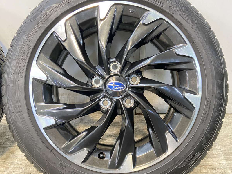 ダンロップ エナセーブ EC204 215/50R17  /スバル純正  7.0J+55 114.3-5穴 4本