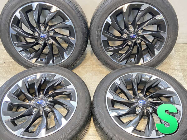 ダンロップ エナセーブ EC204 215/50R17  /スバル純正  7.0J+55 114.3-5穴 4本