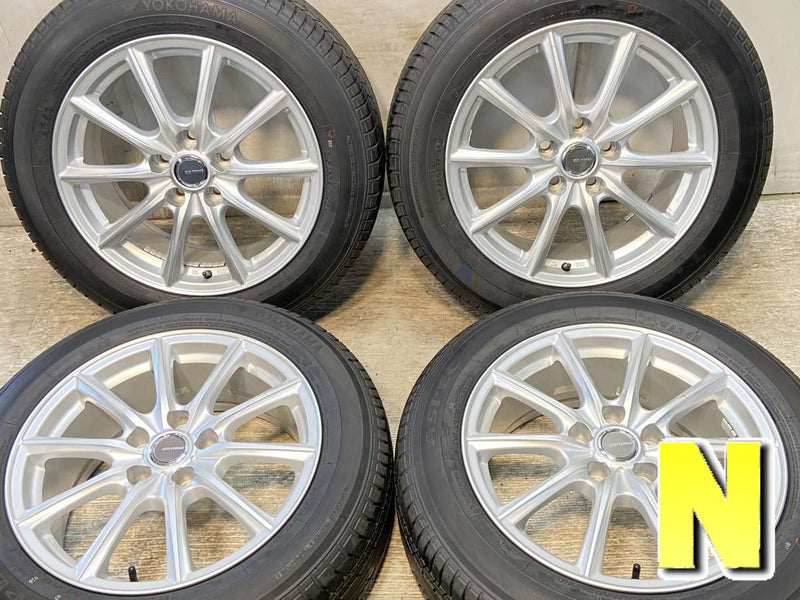 ヨコハマ ASPEC A349 215/60R17  /　 ECO FORME 7.5J+40 114.3-5穴 4本