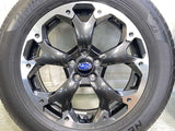 ブリヂストン NEWNO 225/60R17  /スバル純正  7.0J+55 100-5穴 4本