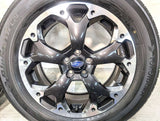 ヨコハマ ブルーアース E70 225/60R17  /スバル純正  7.0J+55 100-5穴 4本