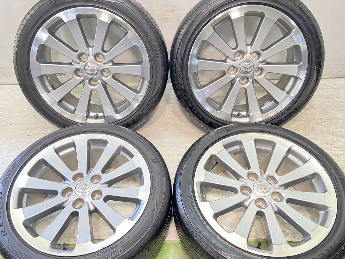 ブリヂストン レグノ GR-X2 225/45R18 /トヨタ純正 7.5J+39 114.3-5穴