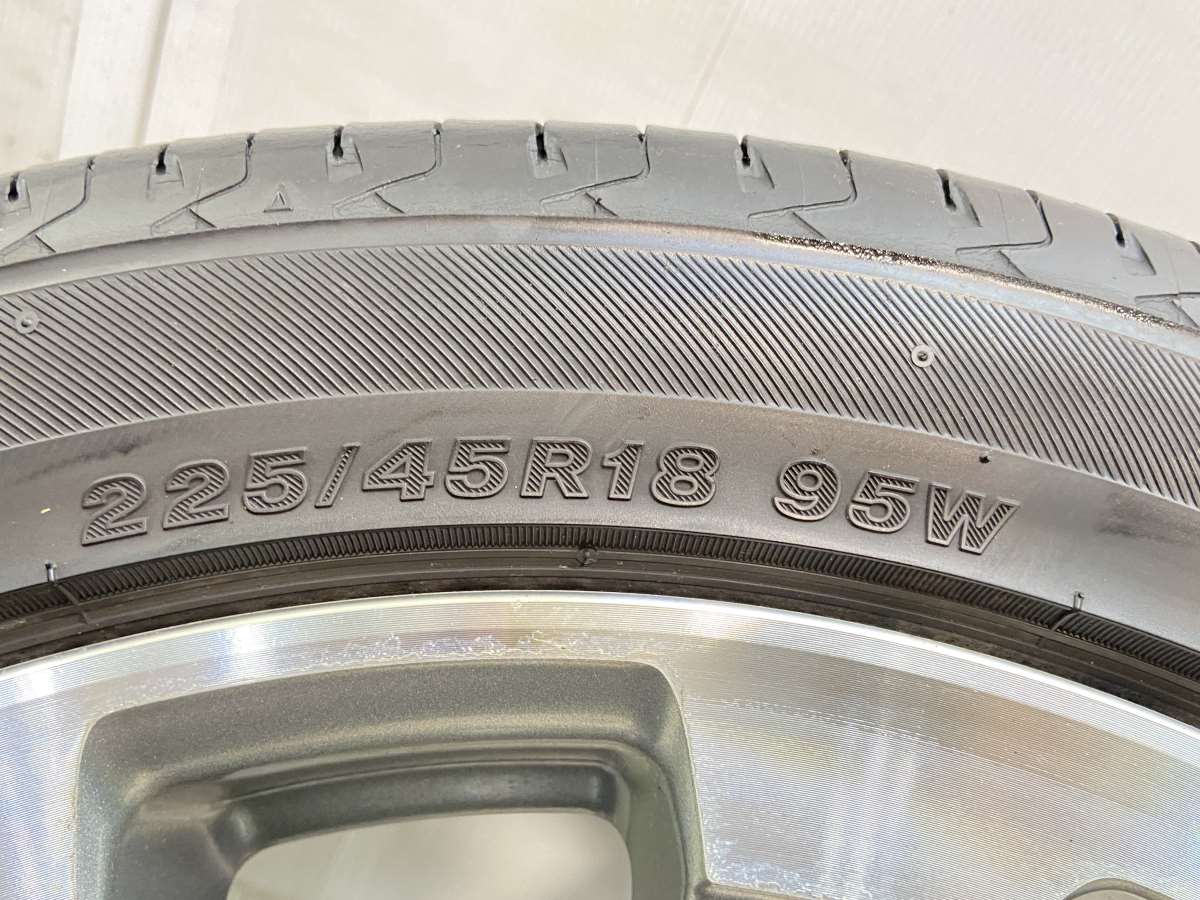 ブリヂストン レグノ GR-X2 225/45R18 /トヨタ純正 7.5J+39 114.3-5穴