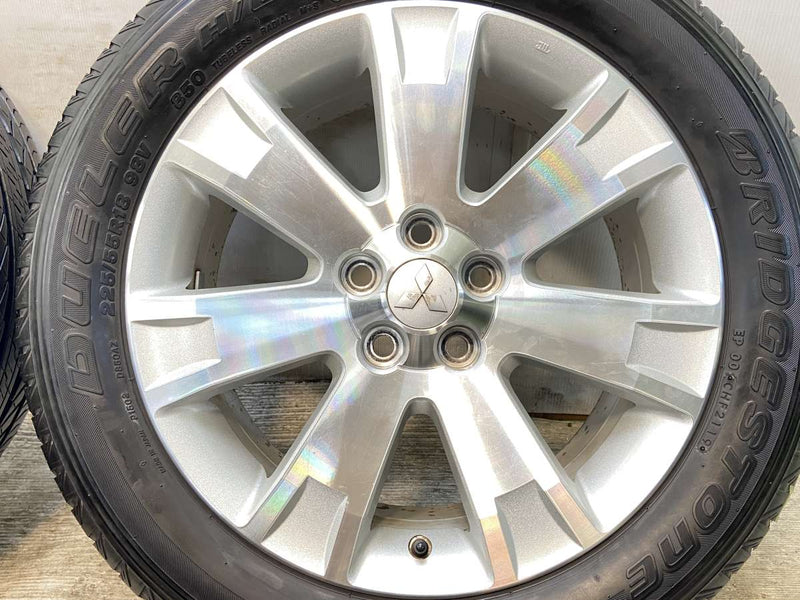 ブリヂストン デューラー H/L 850 225/55R18  /三菱純正  7.0J+38 114.3-5穴 4本