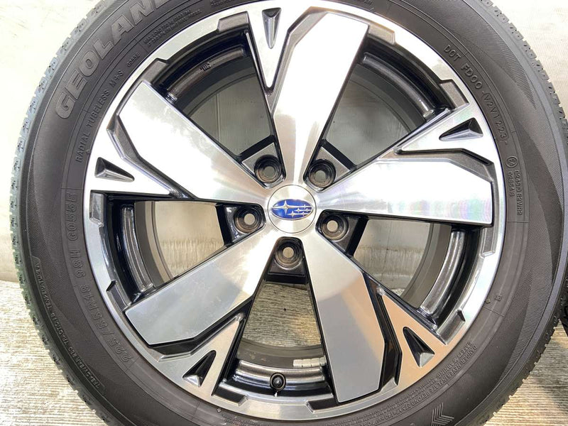 ヨコハマ ジオランダー SUV G055 225/55R18  /スバル純正  7.0J+48 114.3-5穴 4本