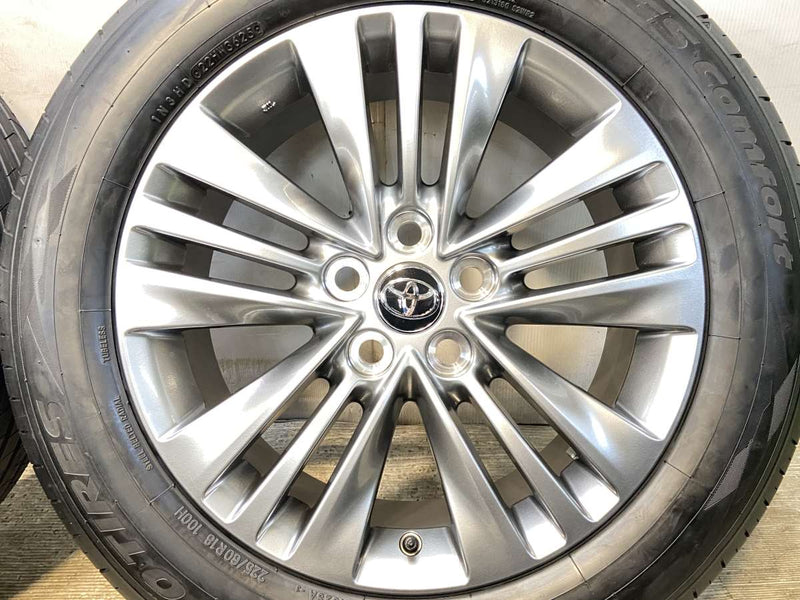 トーヨータイヤ プロクセス コンフォート 225/60R18  /トヨタ純正  7.0J+40 120-5穴 4本