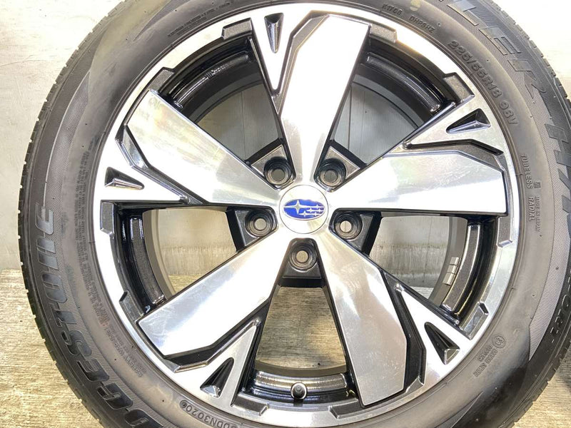 ブリヂストン デューラー H/P スポーツ 225/55R18  /スバル純正  7.0J+48 114.3-5穴 4本