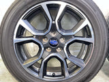 ヨコハマ ブルーアースXT　AE61 225/55R18  /スバル純正  7.0J+48 114.3-5穴 4本