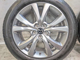 グッドイヤー エフィシェント グリップ PERFOR MANCE 215/55R18  /マツダ純正  7.0J+45 114.3-5穴 4本
